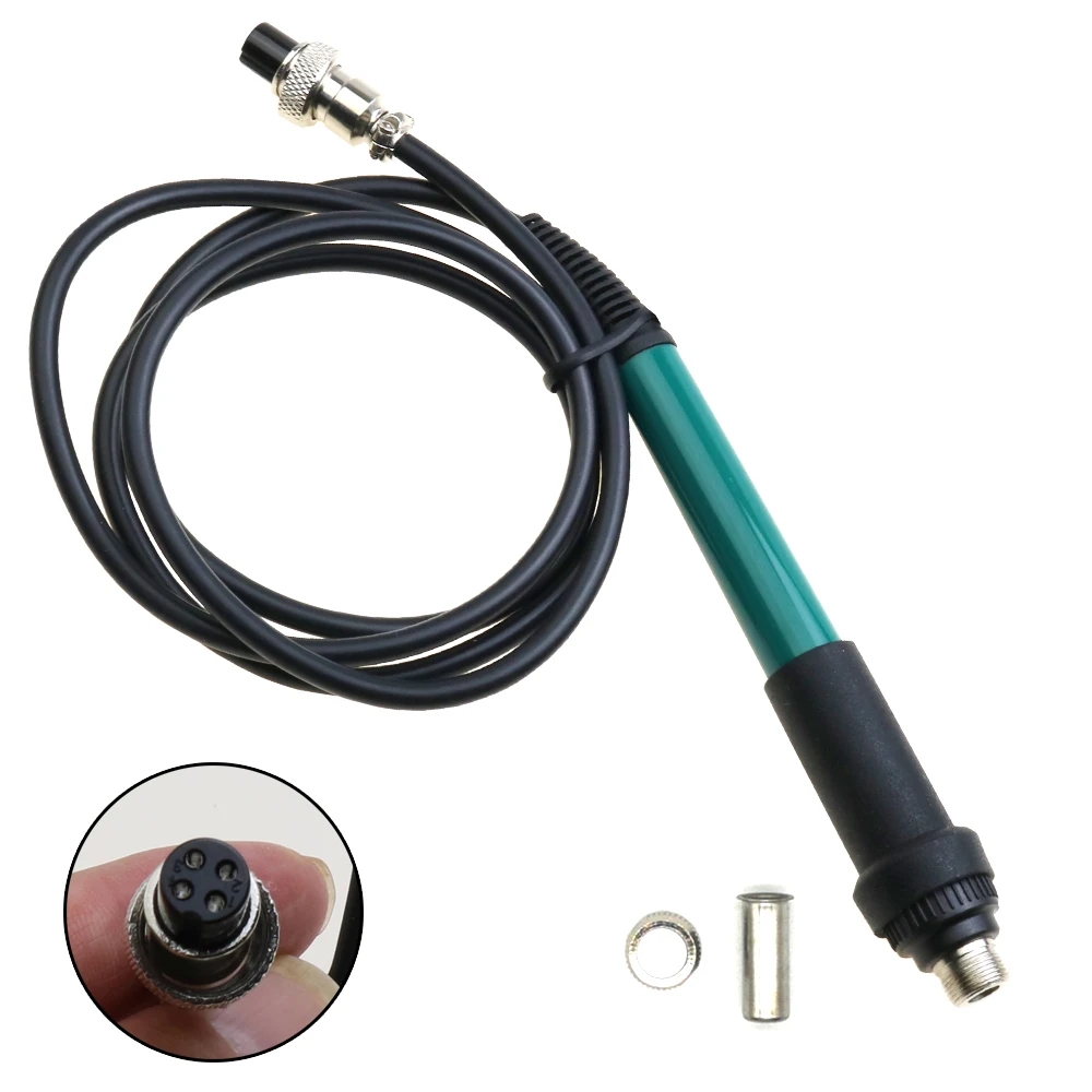 Industrial Laser Soldering Iron - 4pin T12-907 Gagang Hijau 1.1m Untuk
