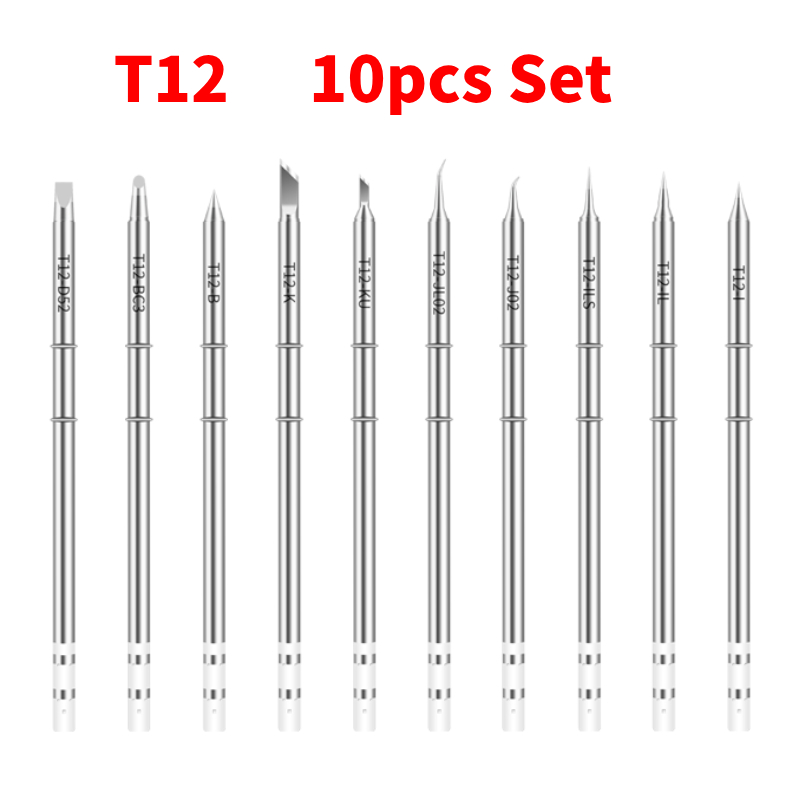 Industrial Laser Soldering Iron - 10 Buah Set Ujung Besi Solder