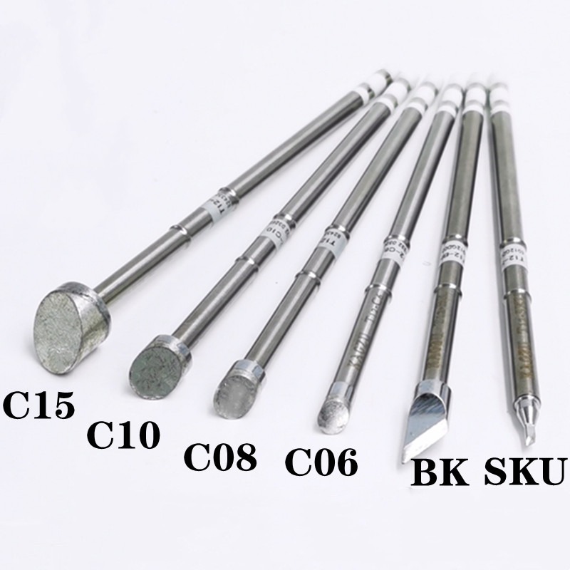 Industrial Laser Soldering Iron - KAGZU T12-BK/SKU/C6/C8/C10/C15 Seri Ujung Besi Las