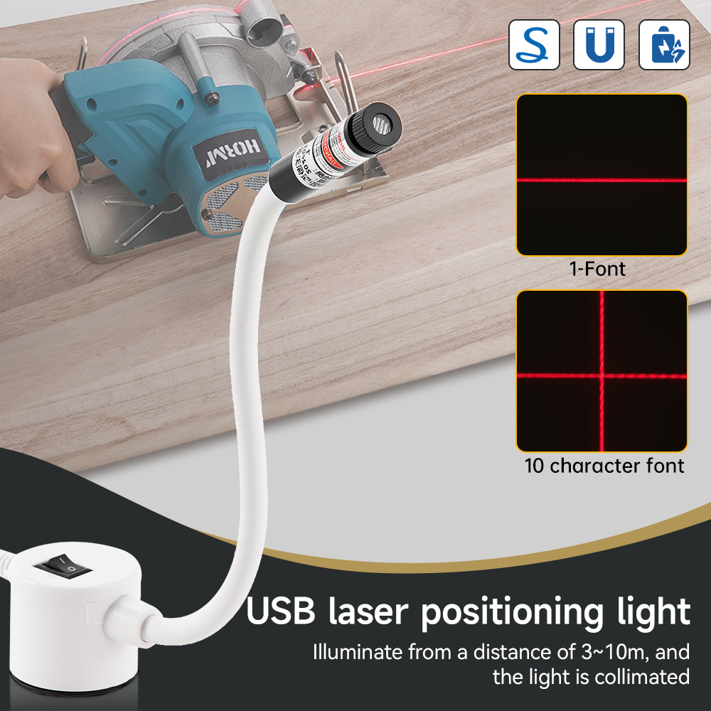 Industrial Laser Welding - Lampu Laser merah berdaya USB lampu