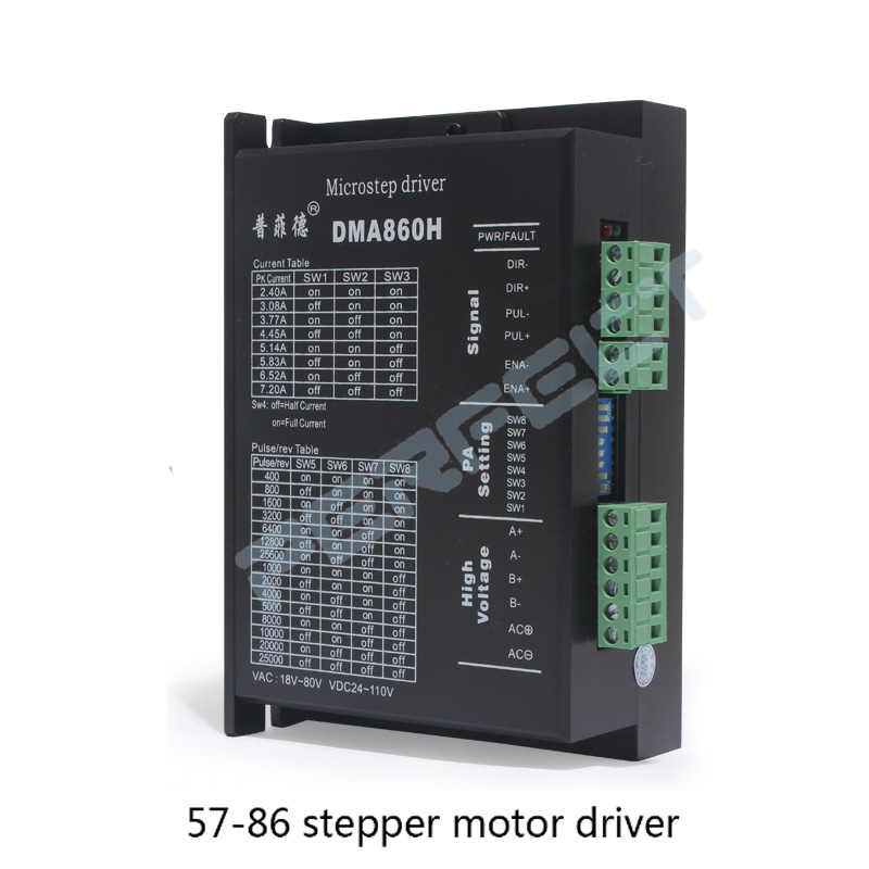 Stepper Driver Cnc - DMA860H penggerak Motor Stepper, Drive mikro