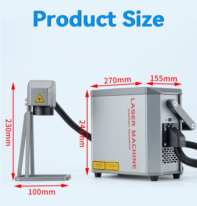 Mesin Pengukir Laser Serat DMX - Industrial Handheld Laser Printer ulasan dan harga