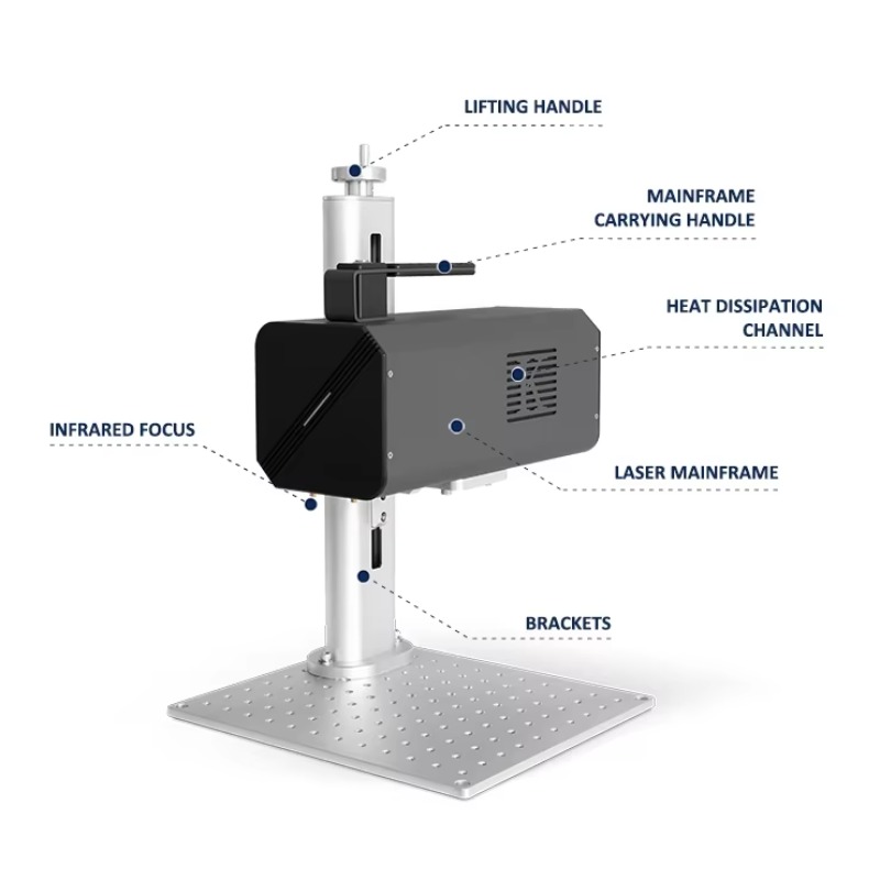 Mesin Pengukir Laser Portabel  - Industrial Handheld Laser Printer ulasan dan harga