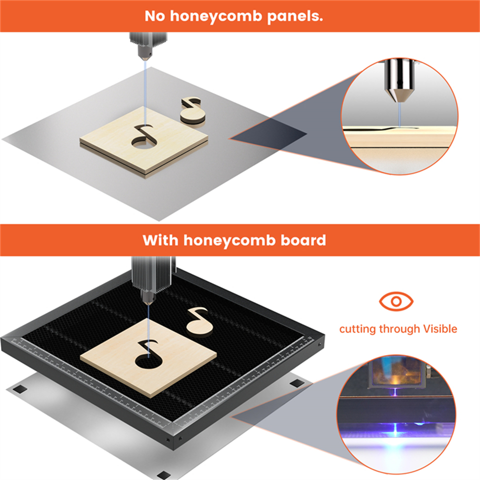 Meja Kerja Laser Panel Sarang  - Laser Engraving Software ulasan dan harga