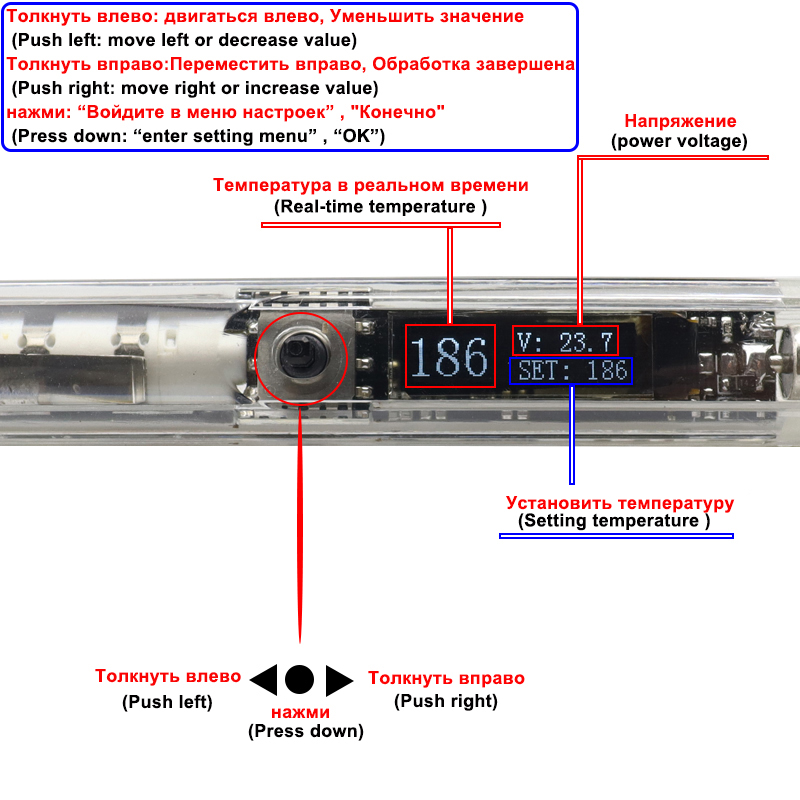 T12 Kit Besi Solder Listrik DC - Industrial Laser Soldering Iron ulasan dan harga
