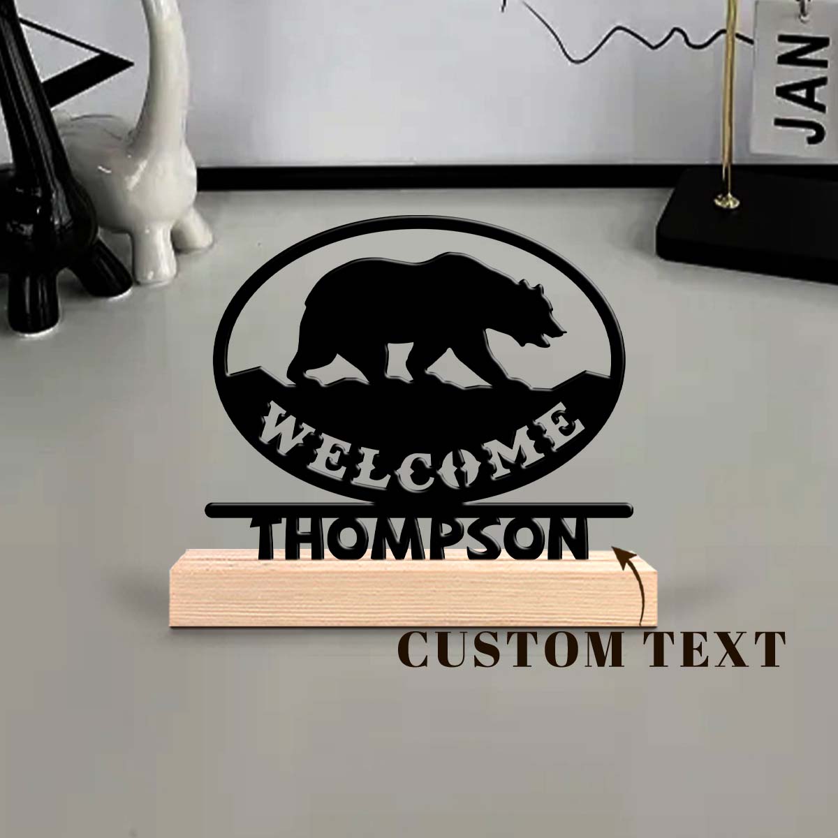 1 buah Ornamen Meja Besi yang  - Desktop Laser Engraver ulasan dan harga