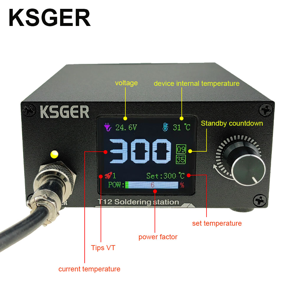KSGER T12 Alat Solder Ujung Be - Industrial Laser Soldering Iron ulasan dan harga
