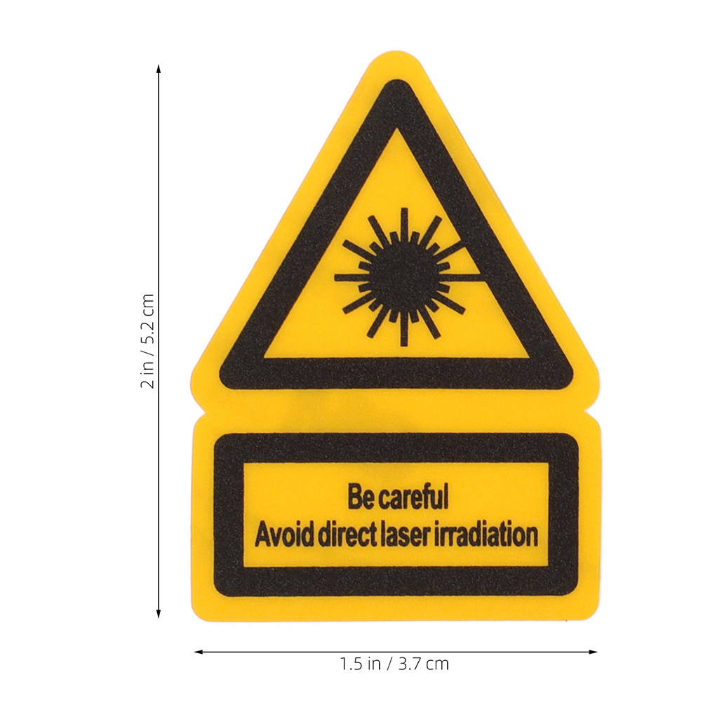 2 Buah Label Peringatan Laser  - Industrial Laser ulasan dan harga