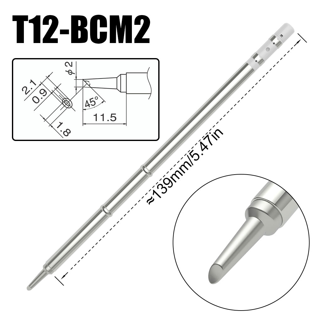 Solder T12-BCM2, ujung stasiun - Industrial Laser Soldering Iron ulasan dan harga