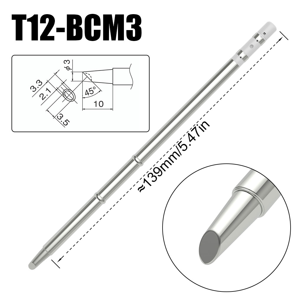 Solder T12-BCM2, ujung stasiun - Industrial Laser Soldering Iron ulasan dan harga