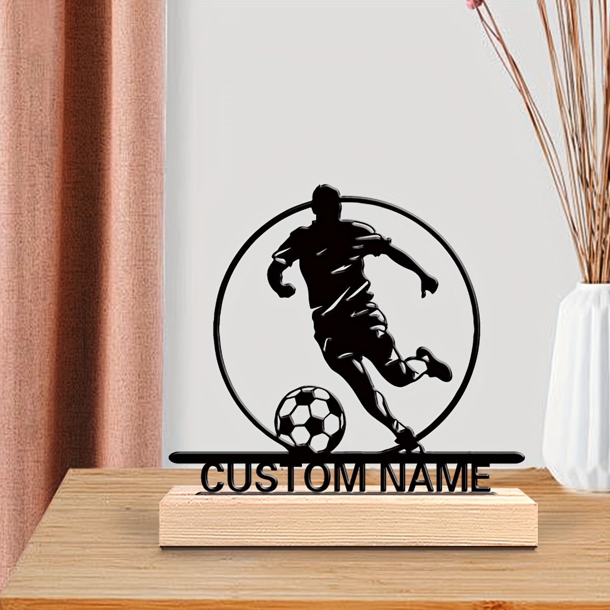 Patung Logam Pemain Sepak Bola - Desktop Laser Engraver ulasan dan harga