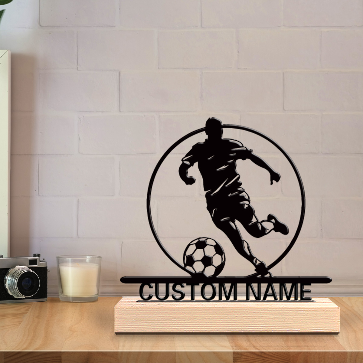 Patung Logam Pemain Sepak Bola - Desktop Laser Engraver ulasan dan harga