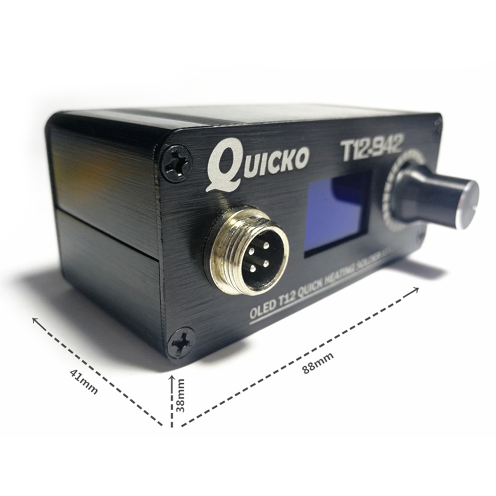 QUICKO MINI T12 STC OLED Digit - Industrial Laser Soldering Iron ulasan dan harga