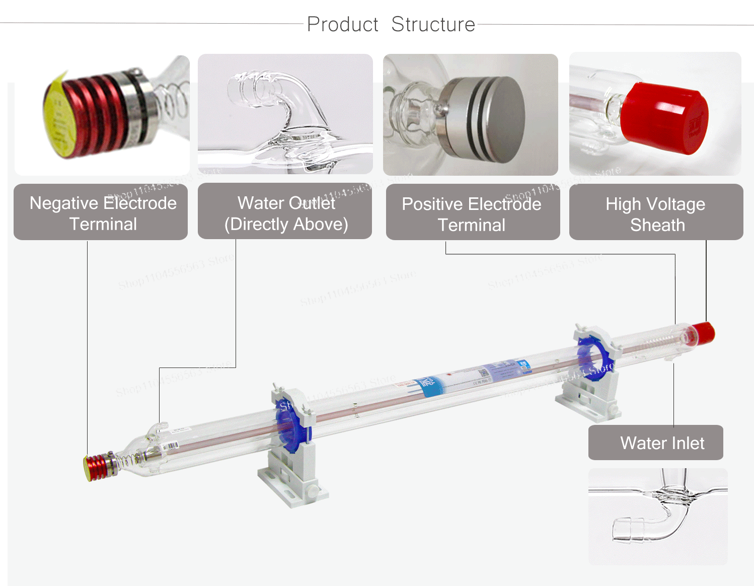 Kepala Meter Arus Tabung Kaca  - Laser Tube Replacement ulasan dan harga