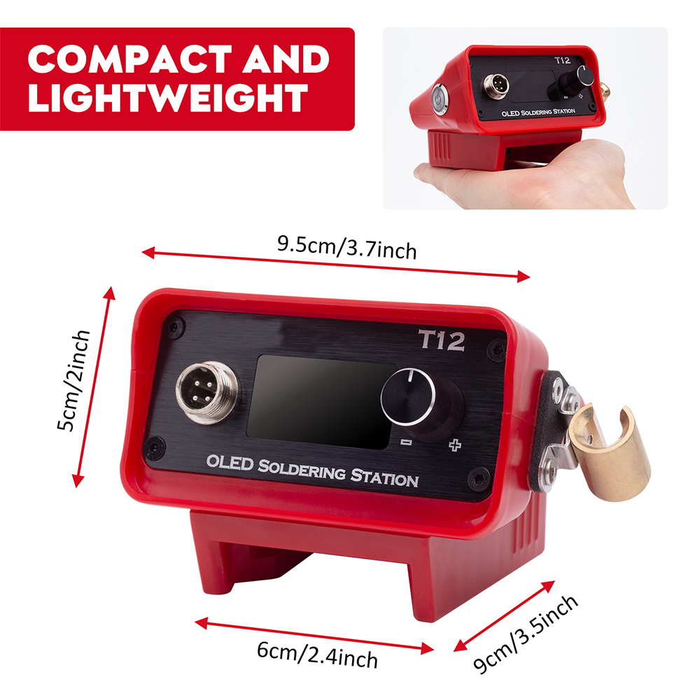 Stasiun besi solder T12 OLED S - Industrial Laser Soldering Iron ulasan dan harga