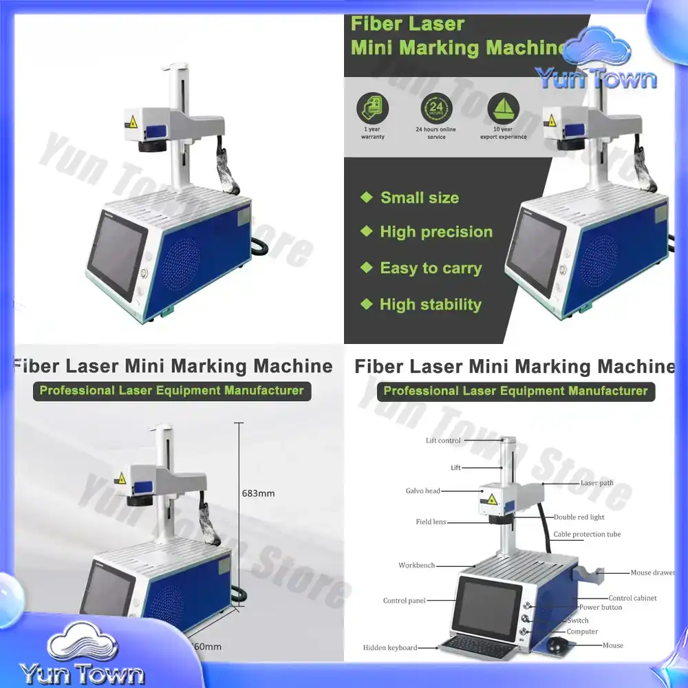 Mesin Penanda Laser Serat 100W - Industrial Laser Marking Machine ulasan dan harga