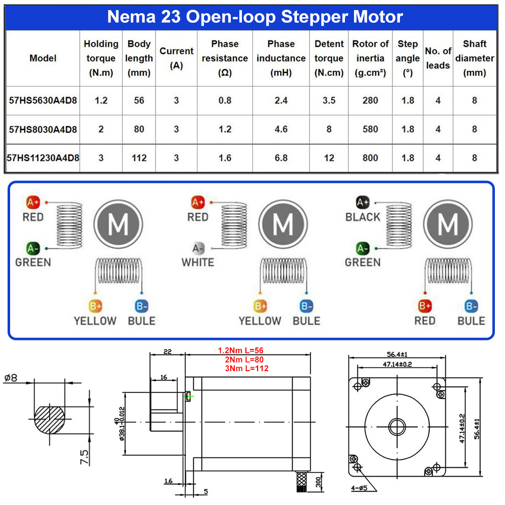 Set Driver Motor Stepper Nema2 - Stepper Driver Cnc ulasan dan harga