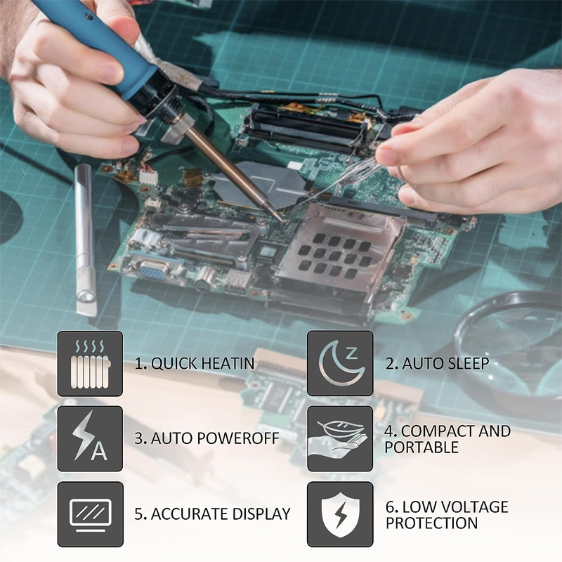 Stasiun Besi Solder Tanpa Kabe - Industrial Laser Soldering Iron ulasan dan harga