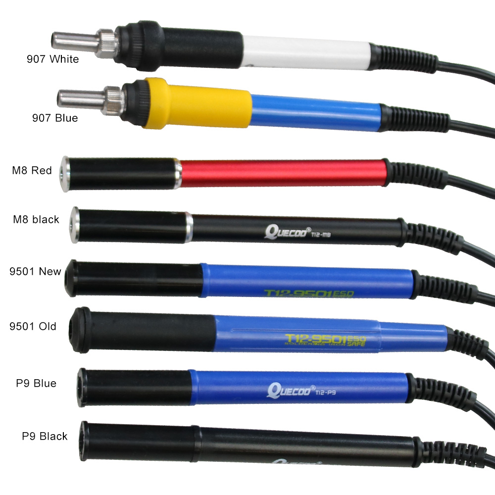 QUECOO 4pin T12-M8 9501 907 P9 - Industrial Laser Soldering Iron ulasan dan harga
